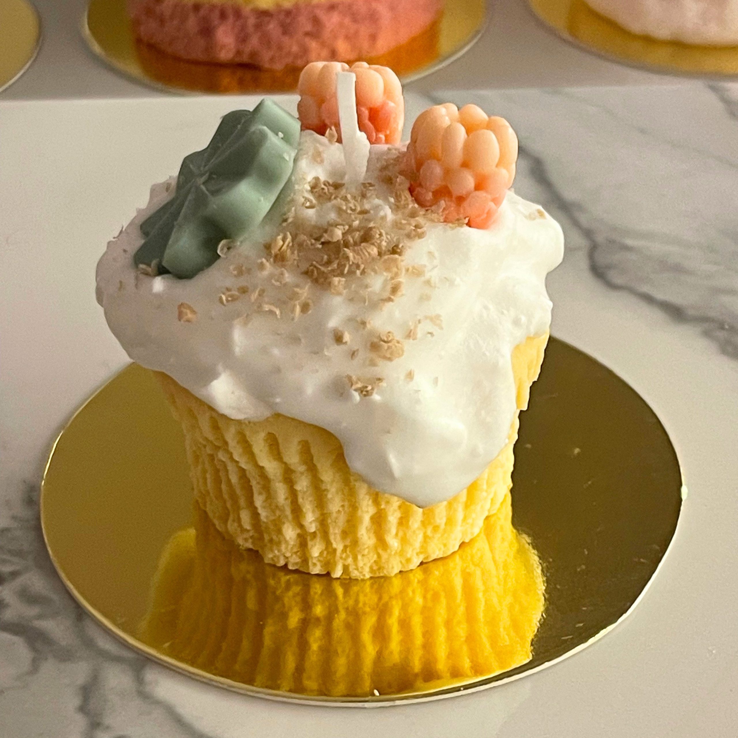 Cupcake de Frambuesa Blanca