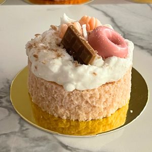 Frambuesa blanca & crema