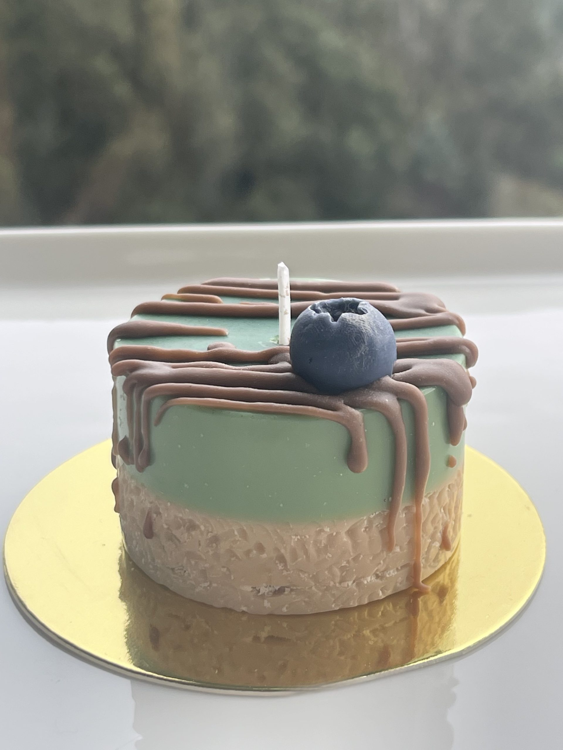 Vela Pistacho y Chocolate